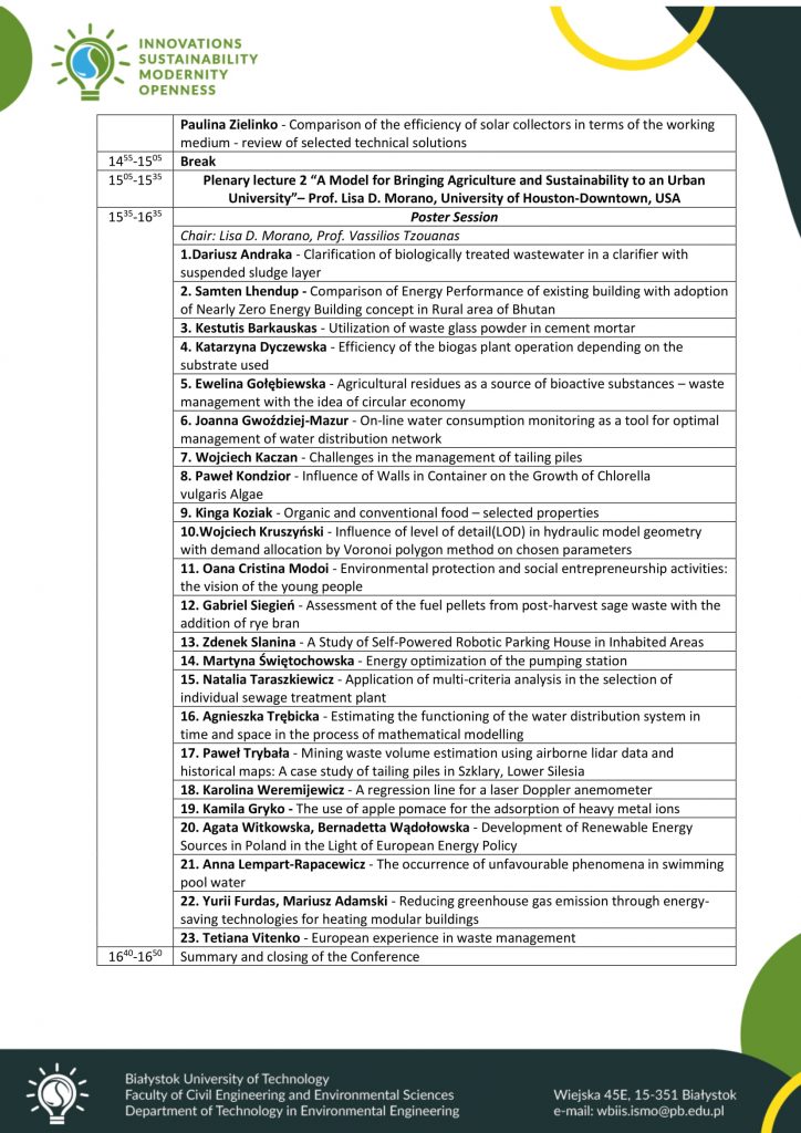 Agenda ISMO 2021 część 2