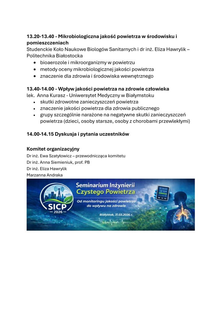 Harmonogram Seminarium - cd