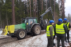20240129 Zajęcia terenowe studentów leśnictwa PB