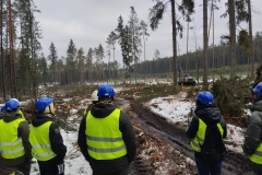 20240129 Zajęcia terenowe studentów leśnictwa PB