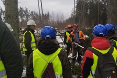 20240129 Zajęcia terenowe studentów leśnictwa PB