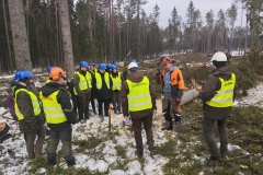 20240129 Zajęcia terenowe studentów leśnictwa PB
