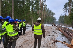 20240129 Zajęcia terenowe studentów leśnictwa PB