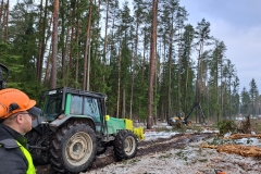 20240129 Zajęcia terenowe studentów leśnictwa PB