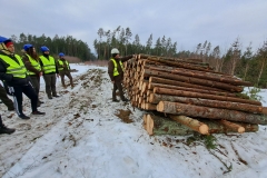 20240129 Zajęcia terenowe studentów leśnictwa PB