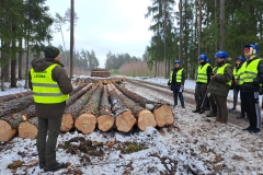 20240129 Zajęcia terenowe studentów leśnictwa PB