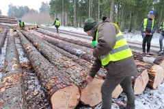 20240129 Zajęcia terenowe studentów leśnictwa PB