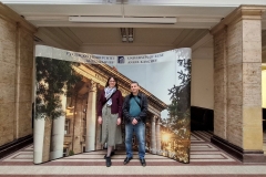 Wizyta w Angel Kanchev University of Ruse, Bułgaria. Od lewej: dr inż. Anna Werner-Juszczuk, prof. Zhivko Kolev (fot. archiwum prywatne)