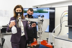 Latający Uniwersytet Drogowy 2021 na Politechnice Białostockiej. Fot. Gabriela Kościuk