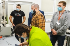 Latający Uniwersytet Drogowy 2021 na Politechnice Białostockiej. Fot. Gabriela Kościuk