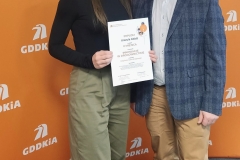 2023-12-11 Konkurs GDDKiA „Innowacje w drogownictwie”! mgr inż. Urszula Głódź, dr inż. Marek Motylewicz