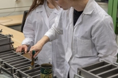 Koło Naukowe CON-KRECIK, prace w laboratorium. Fot. Piotr Awramiuk/PB