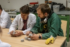 Koło Naukowe CON-KRECIK, prace w laboratorium. Fot. Piotr Awramiuk/PB