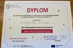 XIII Ogólnopolska Konferencja Naukowa – 2022 „Nauka i pasja kluczem do sukcesu”