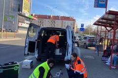 Zespół SKN DROGOWIEC na pomiarach