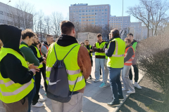 20260316 Studenci budownictwa drogowego w terenie – wizyta techniczna w Białymstoku