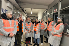 20251126 Studenci Inżynierii Środowiska na wycieczce dydaktycznej w Polmos Białystok