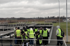 2024-11-20 Studenci ISE z wizytą w oczyszczalni ścieków w Łapach
