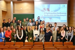 20250512 Sukces studentów na Konferencji „Koła naukowe szkołą twórczego działania”