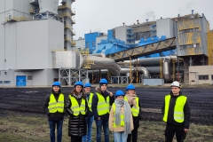 2025-01-21 Wycieczka dydaktyczna studentów IŚ specjalności: Ciepłownictwo do Elektrociepłowni Białystok