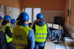 2025-01-21 Wycieczka dydaktyczna studentów IŚ specjalności: Ciepłownictwo do Elektrociepłowni Białystok