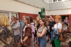 20230612 Zwiedzanie laboratoriów przez uczniów przebywających na wymianie w VII Liceum Ogólnokształcącym w Białymstoku