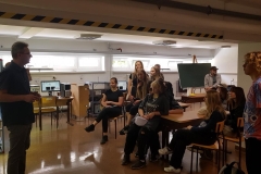 20230612 Zwiedzanie laboratoriów przez uczniów przebywających na wymianie w VII Liceum Ogólnokształcącym w Białymstoku