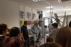 20230612 Zwiedzanie laboratoriów przez uczniów przebywających na wymianie w VII Liceum Ogólnokształcącym w Białymstoku